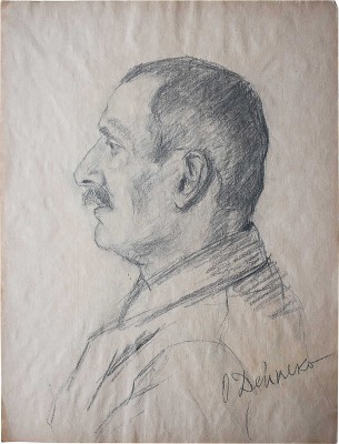 Дейнеко Ольга Константиновна. Портрет К.М. Симонова (?)